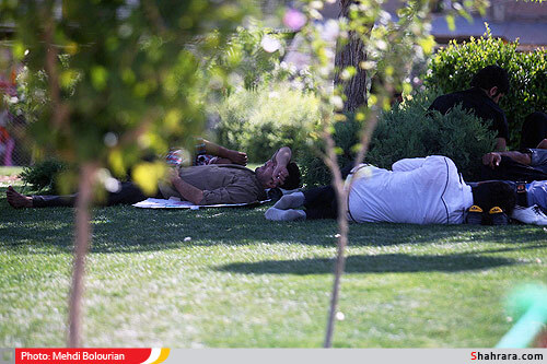 وضعیت زائران اطراف حرم رضوی