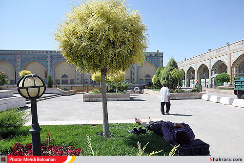 وضعیت زائران اطراف حرم رضوی