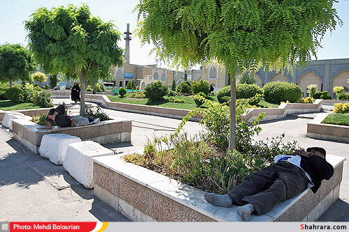 وضعیت زائران اطراف حرم رضوی