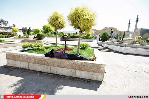 وضعیت زائران اطراف حرم رضوی