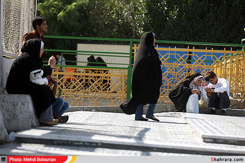 وضعیت زائران اطراف حرم رضوی