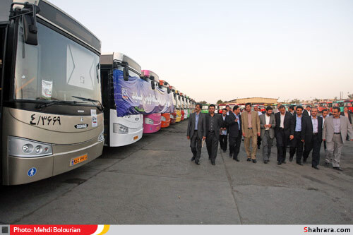 بهره برداری از  100 دستگاه اتوبوس شهری