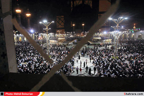 مراسم احيای شب نوزدهم ماه مبارک رمضان در حرم رضوی