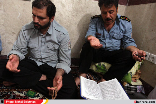 دعا و مناجات آتش نشانان ایستگاه 3