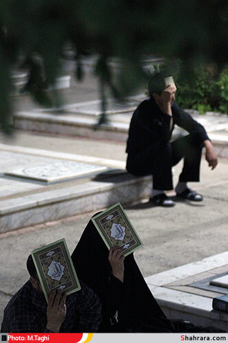 شب قدر در جوار مزار شهدا