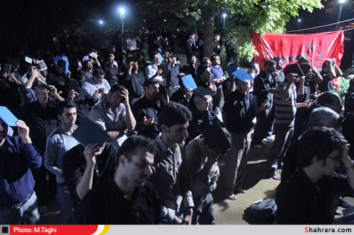 شب قدر در جوار مزار شهدا