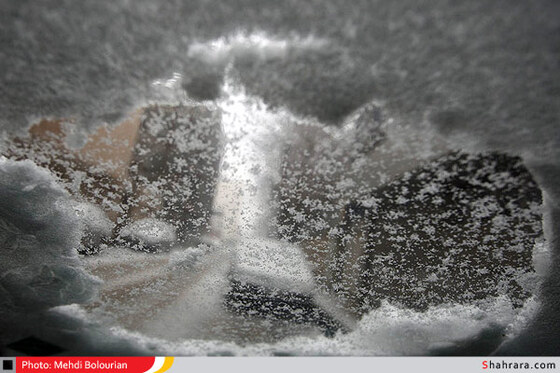 بارش اولین برف زمستانی در مشهد