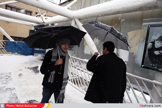 بارش اولین برف زمستانی در مشهد