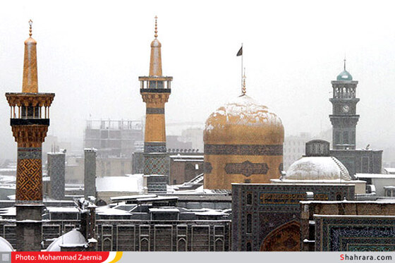 گنبد بارگاه مطهر امام رضا (ع)