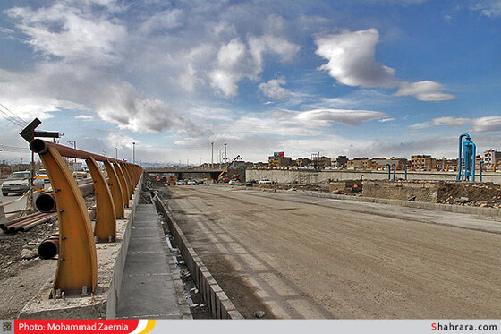 عملیات ساخت تقاطع غیر همسطح و میدان میدان امام علی (ع)