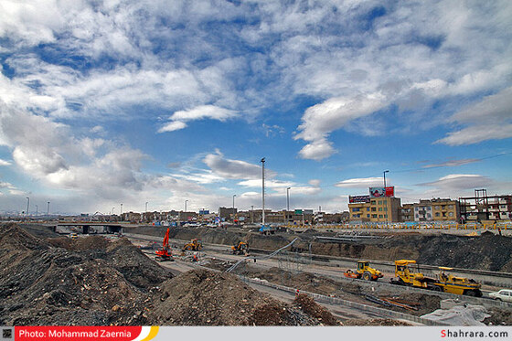 عملیات ساخت تقاطع غیر همسطح و میدان میدان امام علی (ع)