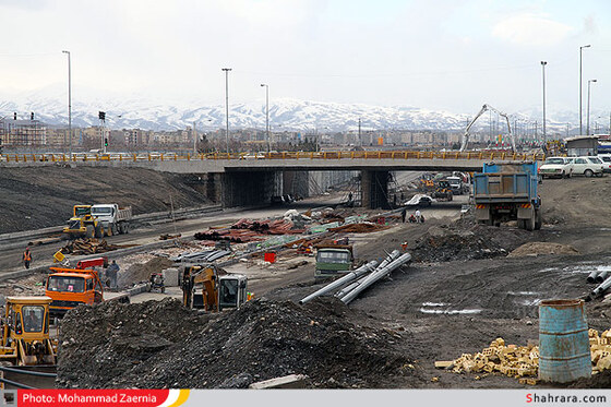 عملیات ساخت تقاطع غیر همسطح و میدان میدان امام علی (ع)