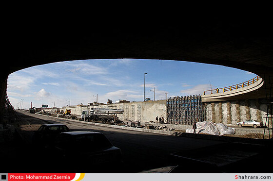 عملیات ساخت تقاطع غیر همسطح و میدان میدان امام علی (ع)