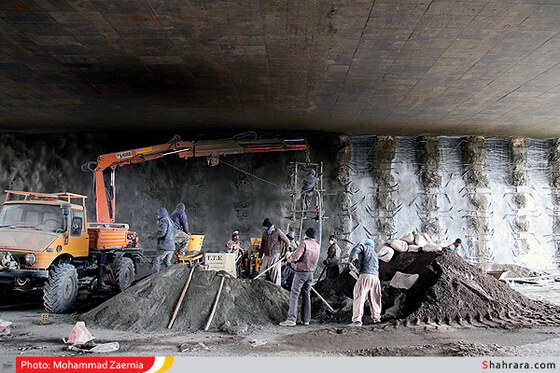 عملیات ساخت تقاطع غیر همسطح و میدان میدان امام علی (ع)