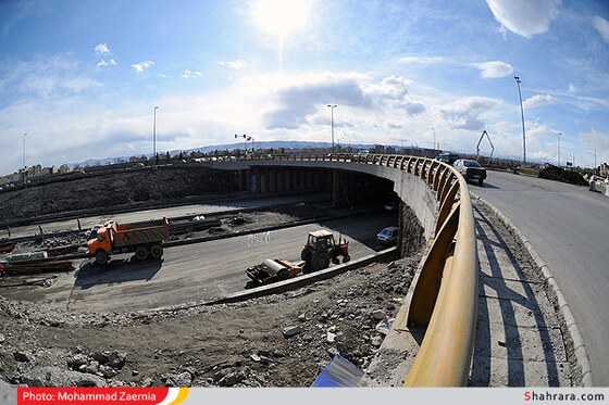 عملیات ساخت تقاطع غیر همسطح و میدان میدان امام علی (ع)