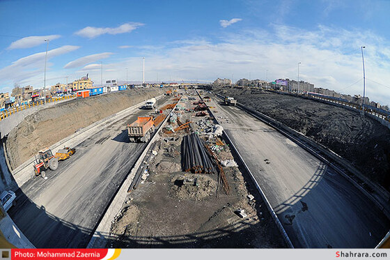 عملیات ساخت تقاطع غیر همسطح و میدان میدان امام علی (ع)