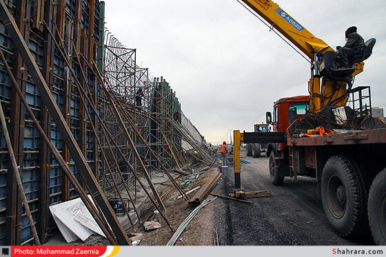 عملیات ساخت تقاطع غیر همسطح و میدان میدان امام علی (ع)