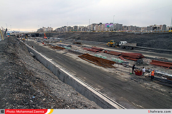 عملیات ساخت تقاطع غیر همسطح و میدان میدان امام علی (ع)