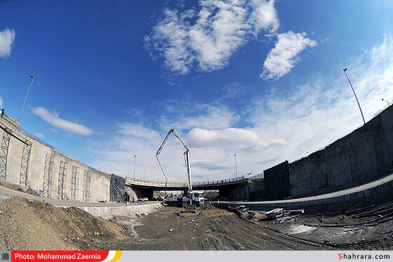 عملیات ساخت تقاطع غیر همسطح و میدان میدان امام علی (ع)