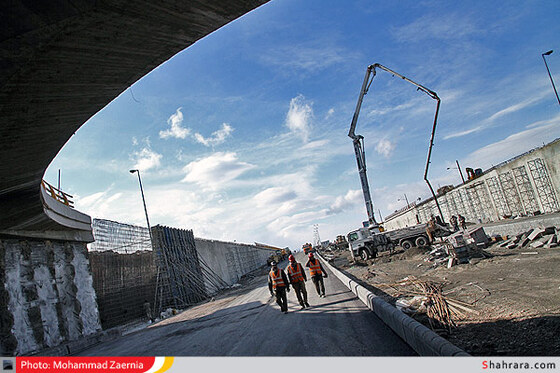 عملیات ساخت تقاطع غیر همسطح و میدان میدان امام علی (ع)