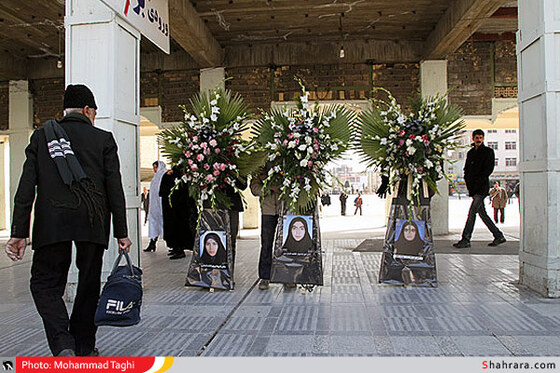 تشییع پیکر دانش آموزان شهید کاروان راهیان نور