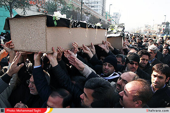 تشییع پیکر دانش آموزان شهید کاروان راهیان نور