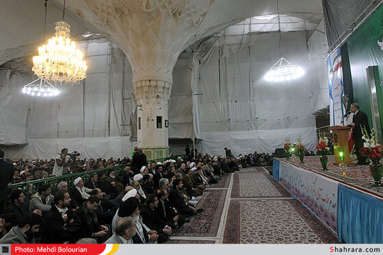 سخنرانی رئیس مجلس شورای اسلامی در پایان راهپیمایی