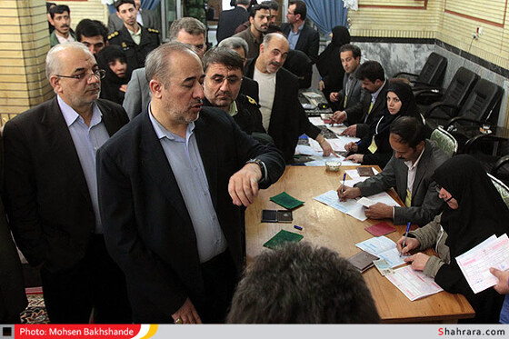 بازدید استاندار خراسان رضوی از شعب اخذ رای