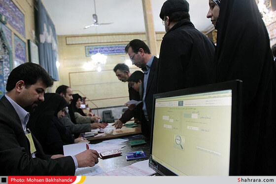 بازدید استاندار خراسان رضوی از شعب اخذ رای