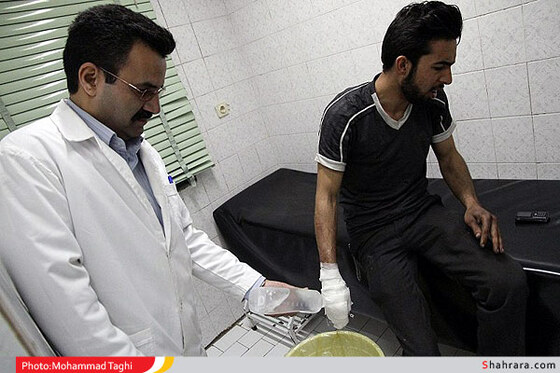 مصدومین آخرین چهارشنبه سال 