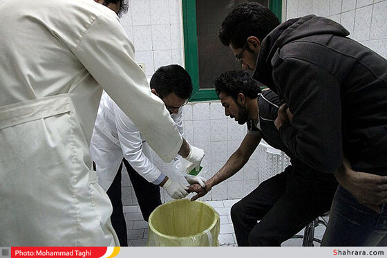 مصدومین آخرین چهارشنبه سال 