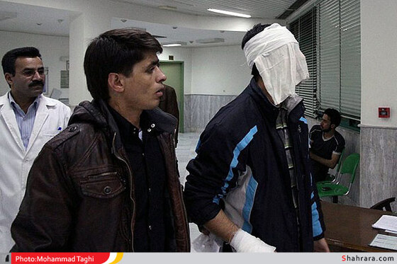 مصدومین آخرین چهارشنبه سال 