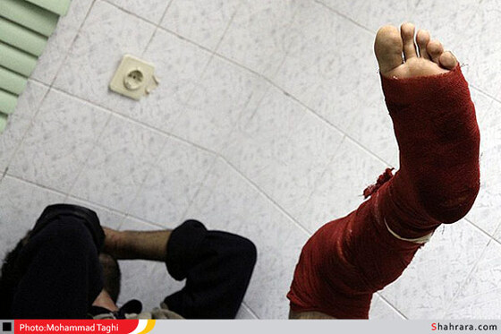 مصدومین آخرین چهارشنبه سال 