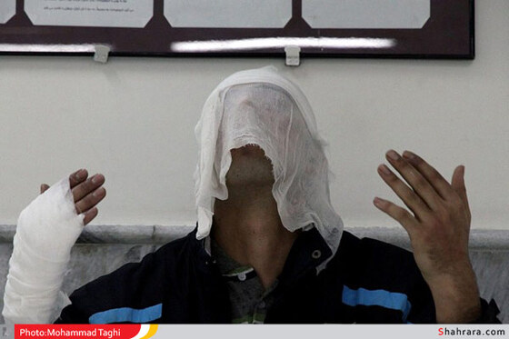 مصدومین آخرین چهارشنبه سال 