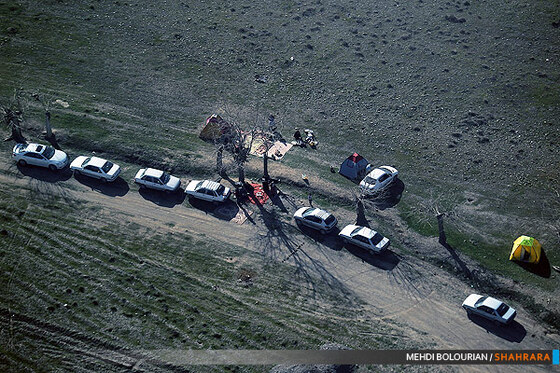 تصاویر هوایی روز طبیعت در مشهد