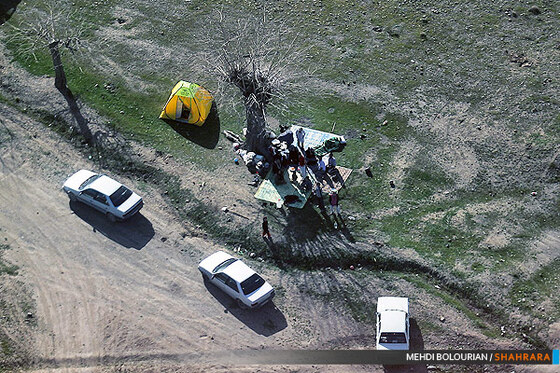 تصاویر هوایی روز طبیعت در مشهد