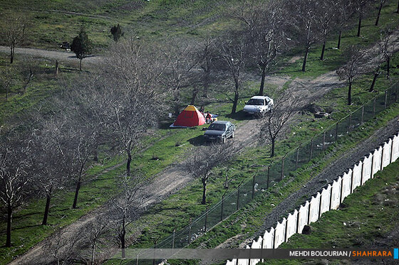 تصاویر هوایی روز طبیعت در مشهد