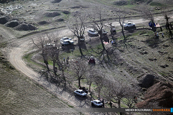 تصاویر هوایی روز طبیعت در مشهد