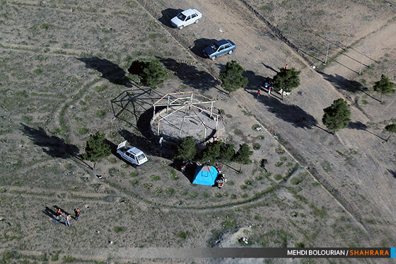 تصاویر هوایی روز طبیعت در مشهد