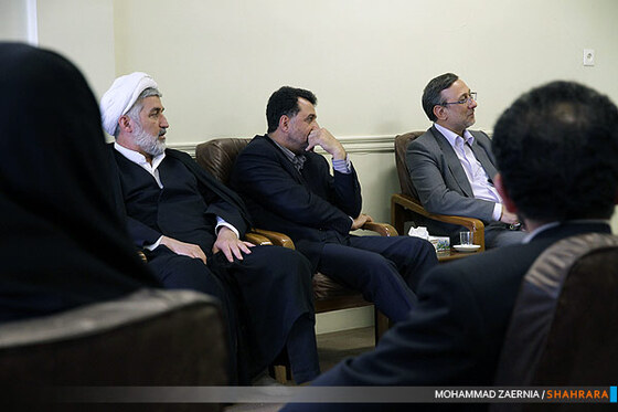 دیدار شهردار و اعضای شورای اسلامی شهر با امام جمعه مشهد مقدس