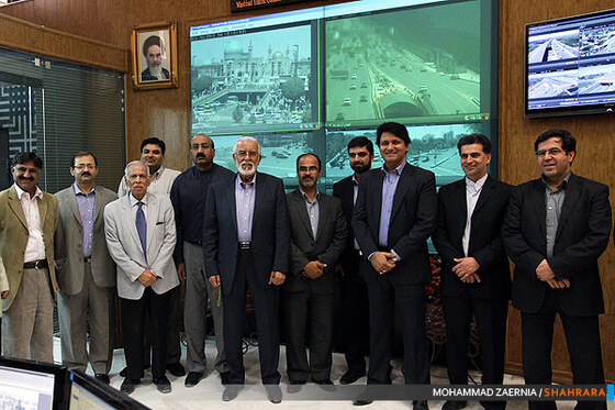 سفر مشاور سروزیر ایالت پنجاب پاکستان به مشهد بازدید از مرکز کنترل ترافیک مشهد