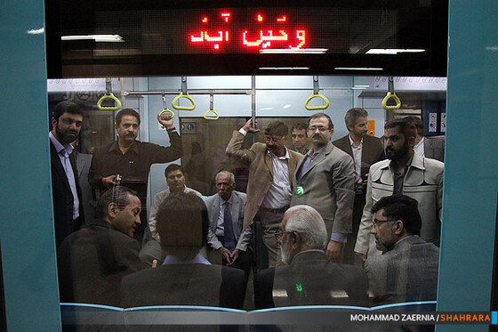 سفر مشاور سروزیر ایالت پنجاب پاکستان به مشهد بازدید از خط 1 قطار شهری 