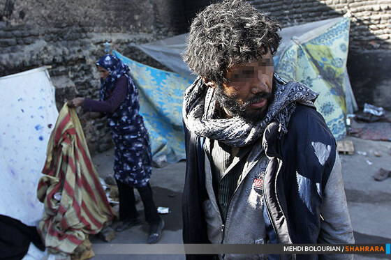 مصرف مواد مخدر در حاشیه شهر مشهد