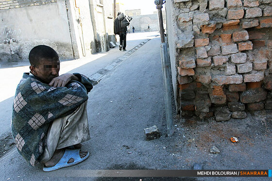 مصرف مواد مخدر در حاشیه شهر مشهد