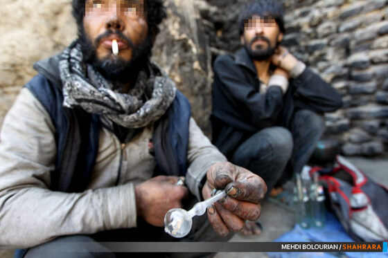 مصرف مواد مخدر در حاشیه شهر مشهد