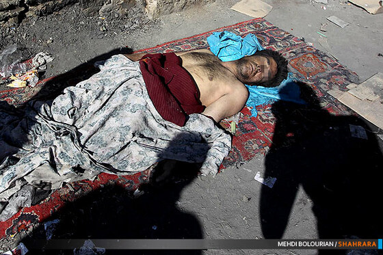 مصرف مواد مخدر در حاشیه شهر مشهد