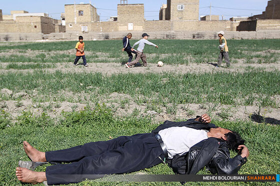 مصرف مواد مخدر در حاشیه شهر مشهد
