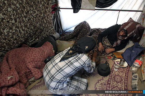 مصرف مواد مخدر در حاشیه شهر مشهد