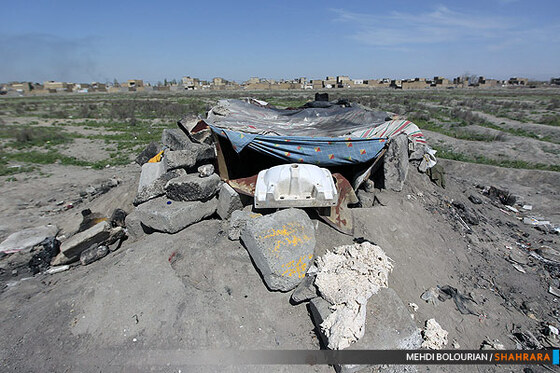 مصرف مواد مخدر در حاشیه شهر مشهد