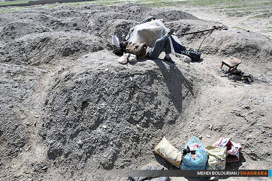 مصرف مواد مخدر در حاشیه شهر مشهد